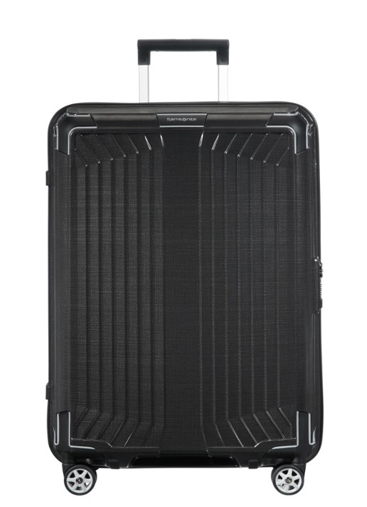 Samsonite Lite-Box spinner 69 cm - voorkant 2 zwart