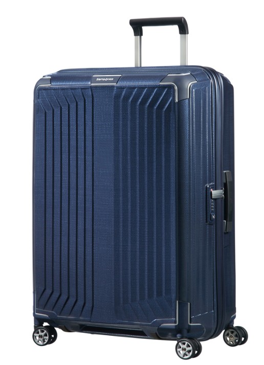 Samsonite Lite-Box spinner 75 cm - voorkant 5 donkerblauw