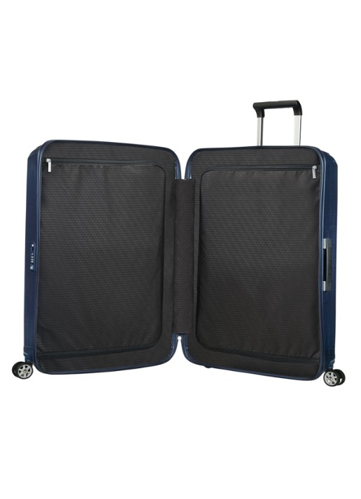 Samsonite Lite-Box spinner 75 cm - voorkant 6 donkerblauw