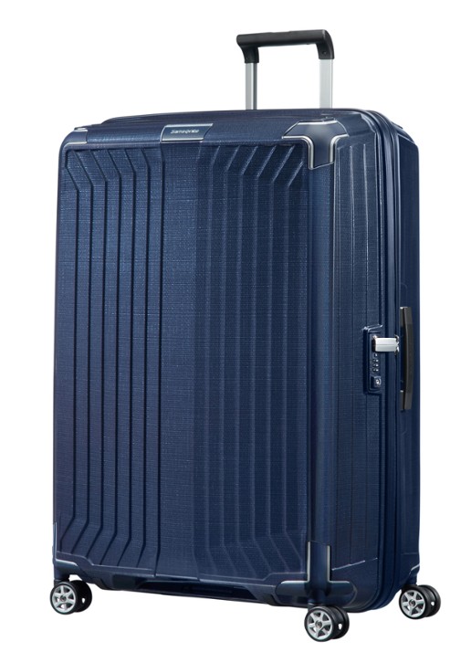 Samsonite Lite-Box spinner 81 cm - voorkant 6 donkerblauw