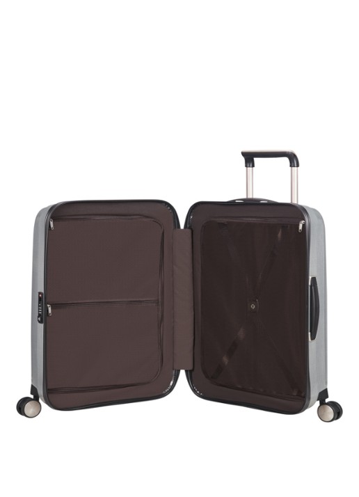 Samsonite Lite-Cube spinner 68 cm - voorkant 6 zilver