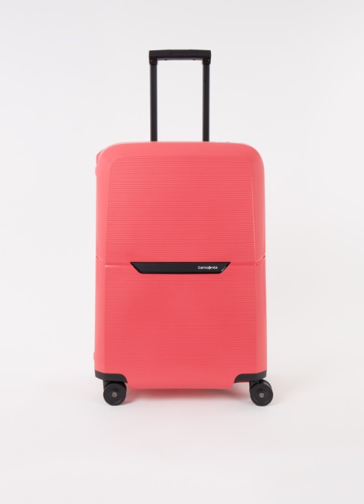 Samsonite Magnum Eco spinner 69 cm - voorkant roze