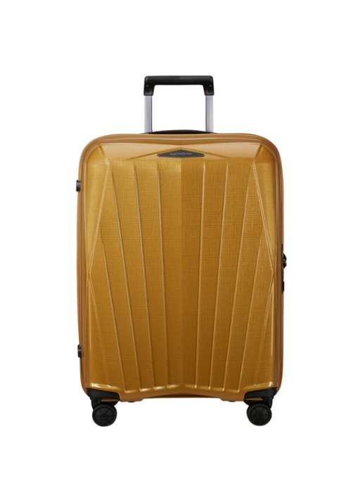 Samsonite Major-Lite spinner 69 cm - voorkant okergeel