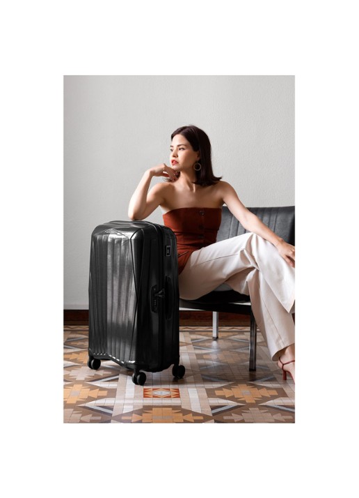 Samsonite Major-Lite spinner 77 cm - voorkant 5 zwart