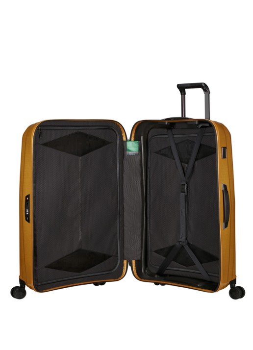 Samsonite Major-Lite spinner 77 cm - voorkant 7 okergeel