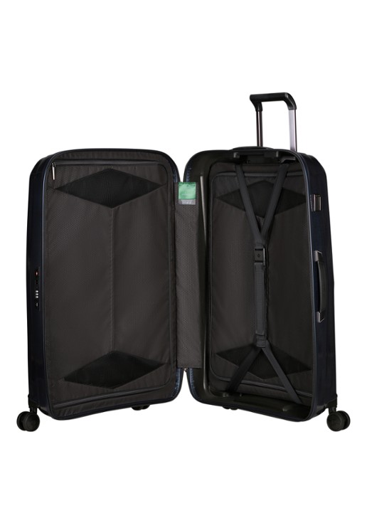 Samsonite Major-Lite spinner 77 cm - achterkant 7 donkerblauw