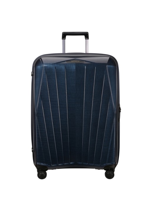 Samsonite Major-Lite spinner 77 cm - voorkant donkerblauw
