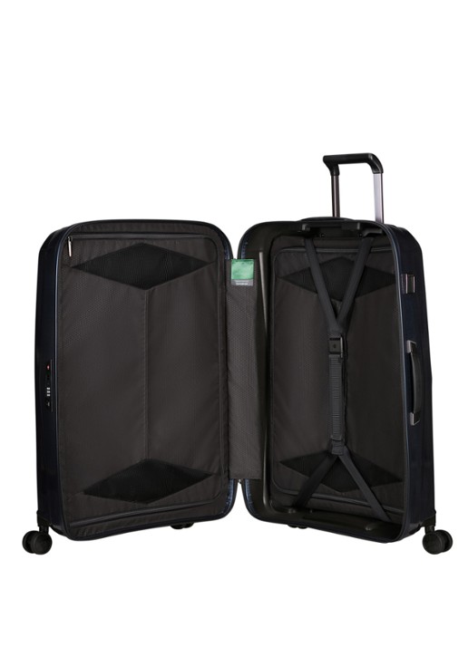 Samsonite Major-Lite spinner 77 cm - voorkant 2 donkerblauw