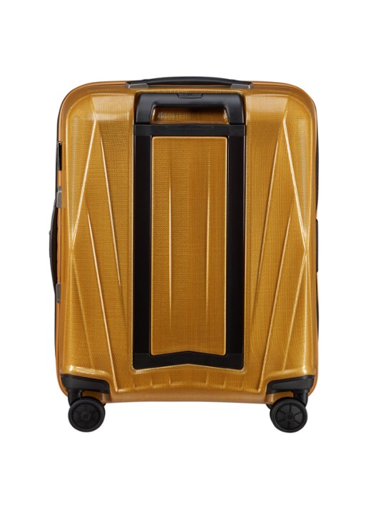 Samsonite Major-Lite vergrootbare spinner 55 cm - achterkant okergeel