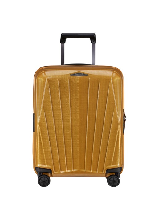 Samsonite Major-Lite vergrootbare spinner 55 cm - voorkant 5 okergeel