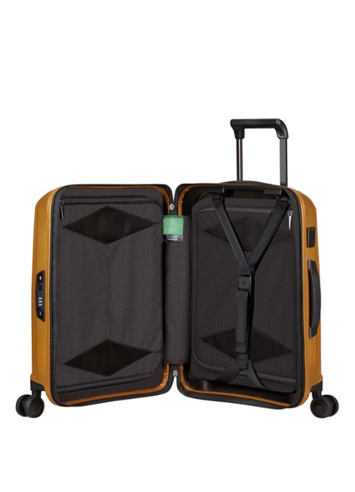 Samsonite Major-Lite vergrootbare spinner 55 cm - voorkant 6 okergeel
