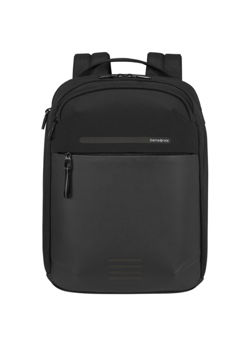 Samsonite Moderny laptoprugzak met 14,1 inch laptopvak - voorkant 2 zwart