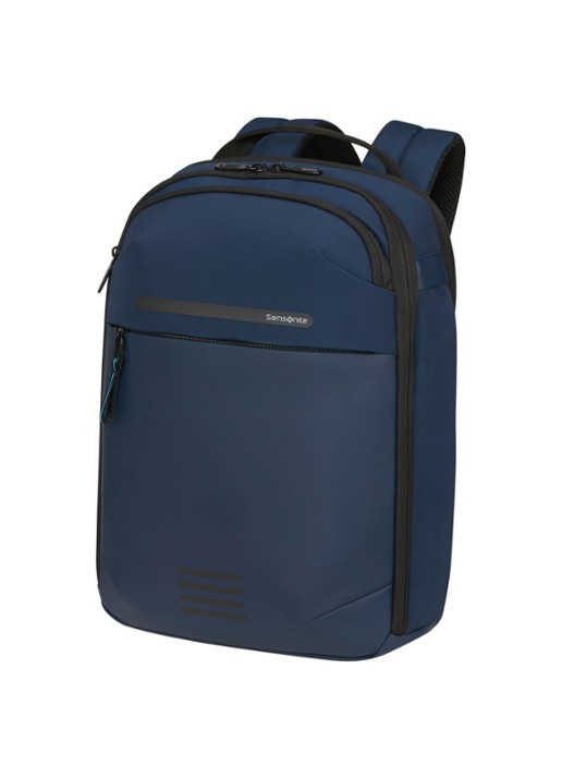 Samsonite Moderny laptoprugzak met 14,1 inch laptopvak - detail donkerblauw