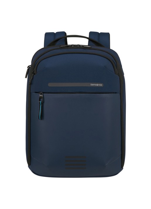 Samsonite Moderny laptoprugzak met 14,1 inch laptopvak - voorkant 5 donkerblauw