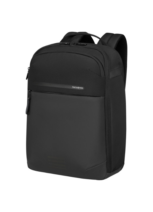 Samsonite Moderny laptoprugzak met 15,6 inch laptopvak - voorkant 2 zwart