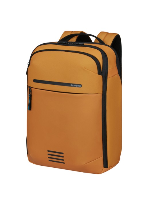 Samsonite Moderny laptoprugzak met 15,6 inch laptopvak - voorkant 6 geel