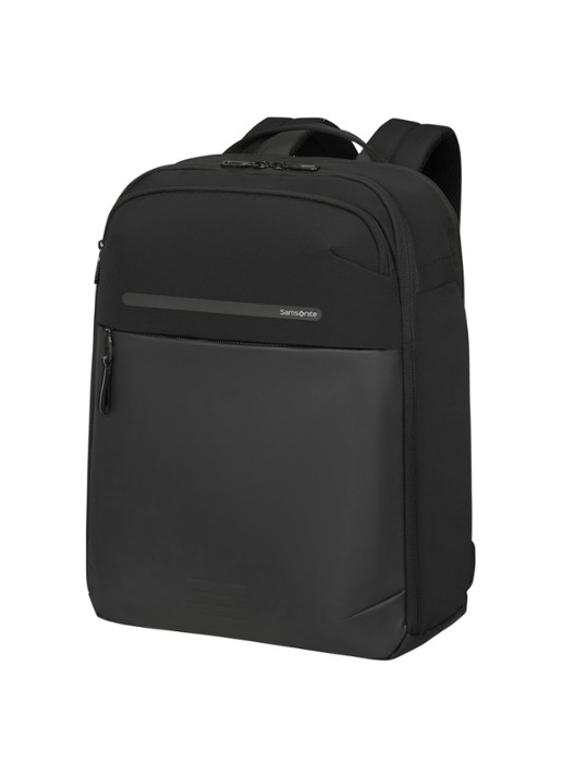 Samsonite Moderny laptoprugzak met 17,3 inch laptopvak - voorkant 4 zwart
