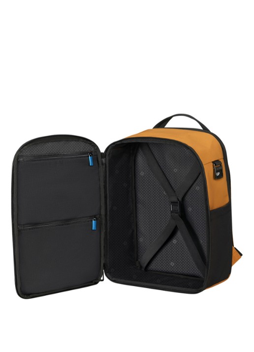 Samsonite Moderny XS rugzak - achterkant geel