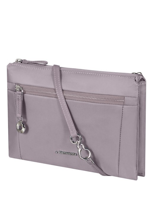 Samsonite Move Journey Mini schoudertas met logo - voorkant 2 beige