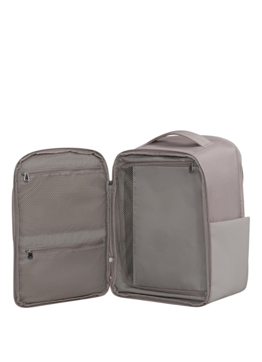 Samsonite Move Journey rugzak met 14 inch laptopvak - achterkant 3 beige