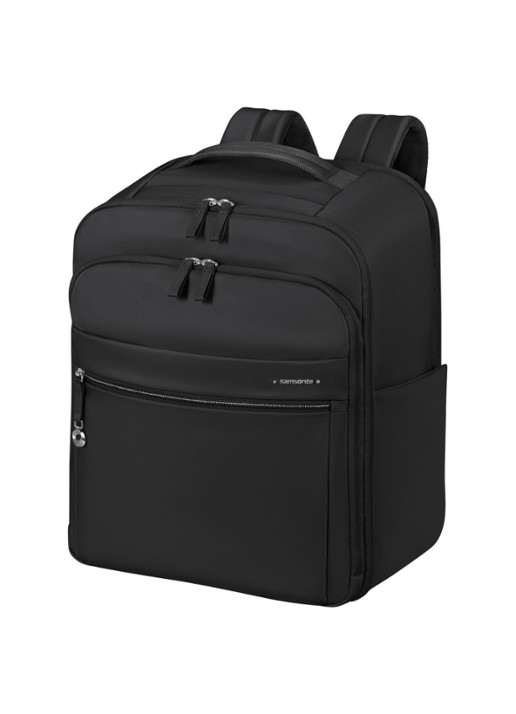 Samsonite Move Journey rugzak met logo - voorkant 3 zwart