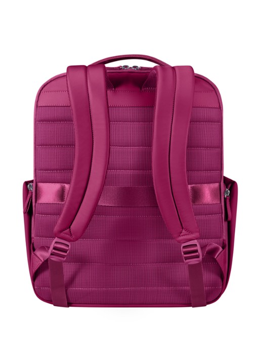 Samsonite Move Journey rugzak met logo - achterkant 4 donkerroze