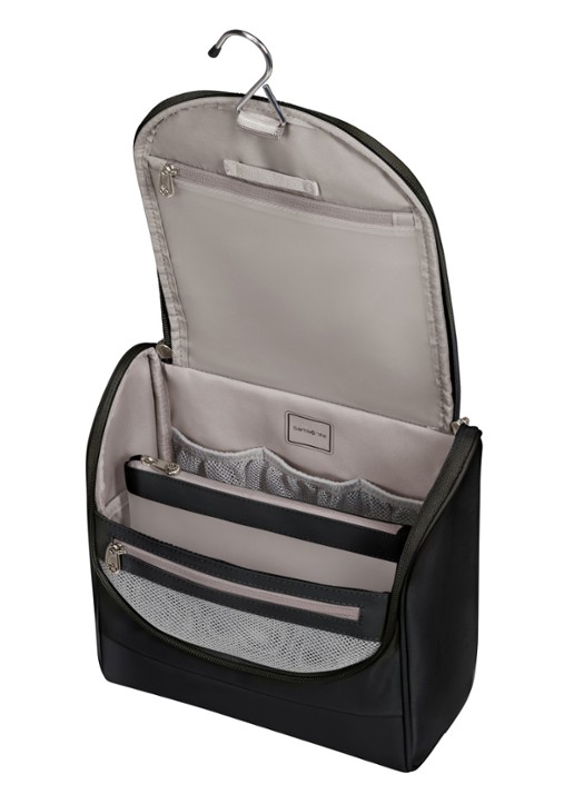 Samsonite Move Journey toilettas met logo - detail zwart