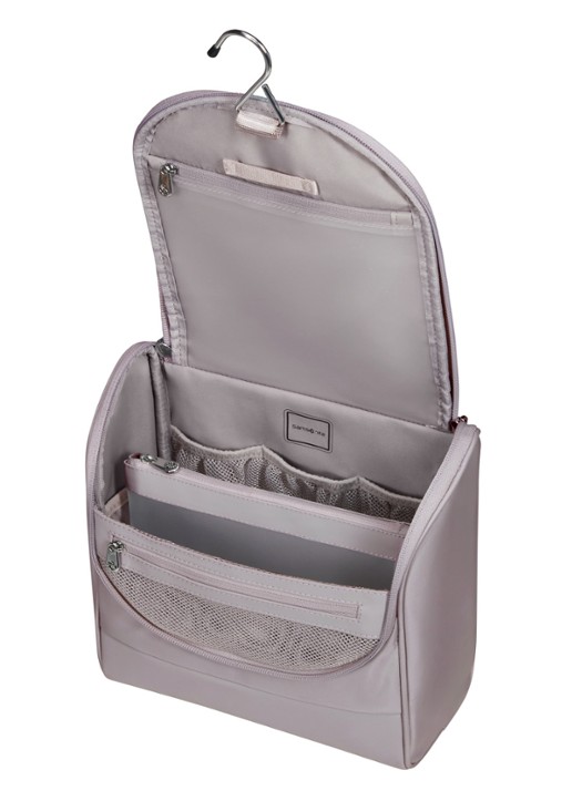 Samsonite Move Journey toilettas met logo - detail beige