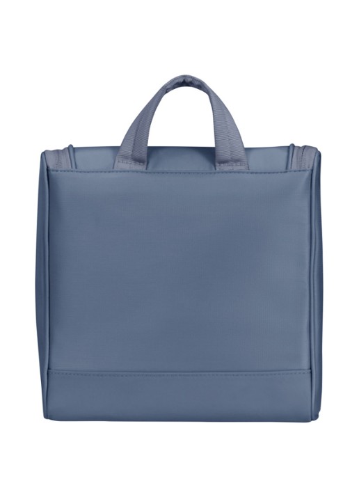 Samsonite Move Journey toilettas met logo - achterkant 4 staalblauw