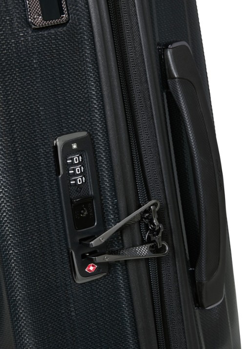 Samsonite Nexis vergrootbare spinner 55 cm - detail 2 zwart