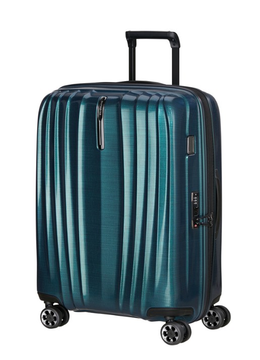 Samsonite Nexis vergrootbare spinner 70 cm - voorkant 3 petrol