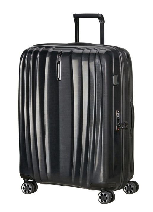 Samsonite Nexis vergrootbare spinner 76 cm - voorkant 5 zwart