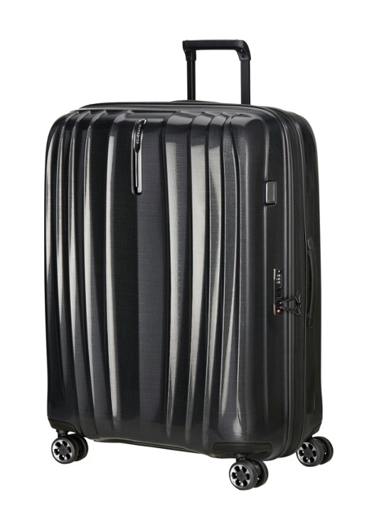 Samsonite Nexis vergrootbare spinner 82 cm - voorkant 4 zwart