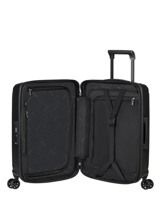 Samsonite Nuon spinner 55 cm - voorkant 2 zwart
