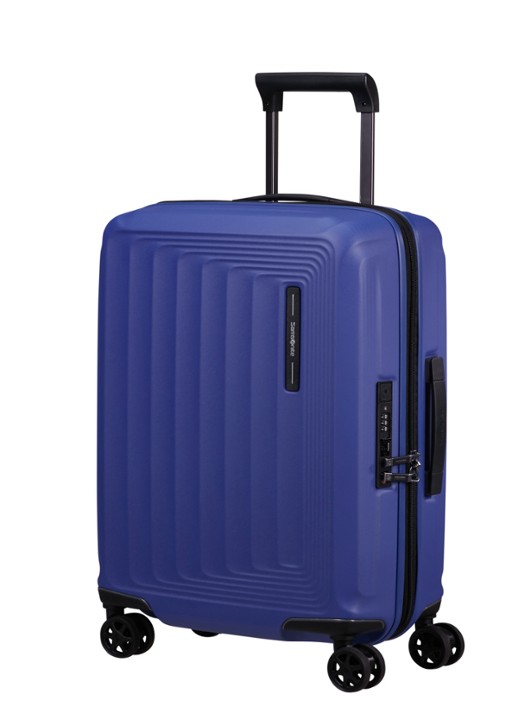 Samsonite Nuon spinner 55 cm - voorkant 5 donkerblauw
