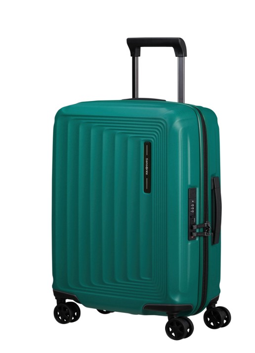 Samsonite Nuon spinner 55 cm - voorkant 2 zeegroen
