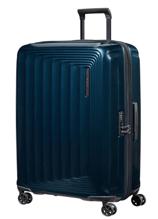Samsonite Nuon spinner 75 cm - voorkant 6 donkerblauw