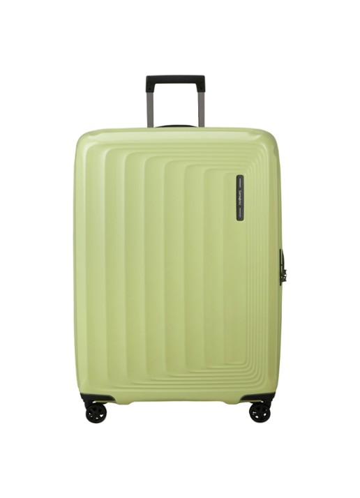 Samsonite Nuon vergrootbare spinner 81 cm - voorkant 2 lime