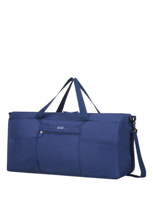 Samsonite Opvouwbare weekendtas met afneembare schouderriem - voorkant 2 donkerblauw