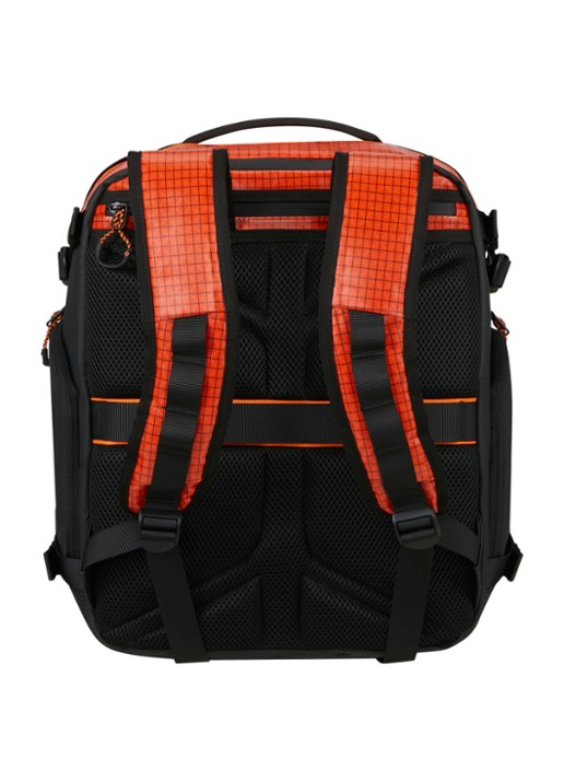 Samsonite Outtrax S rugzak - achterkant 3 oranjerood