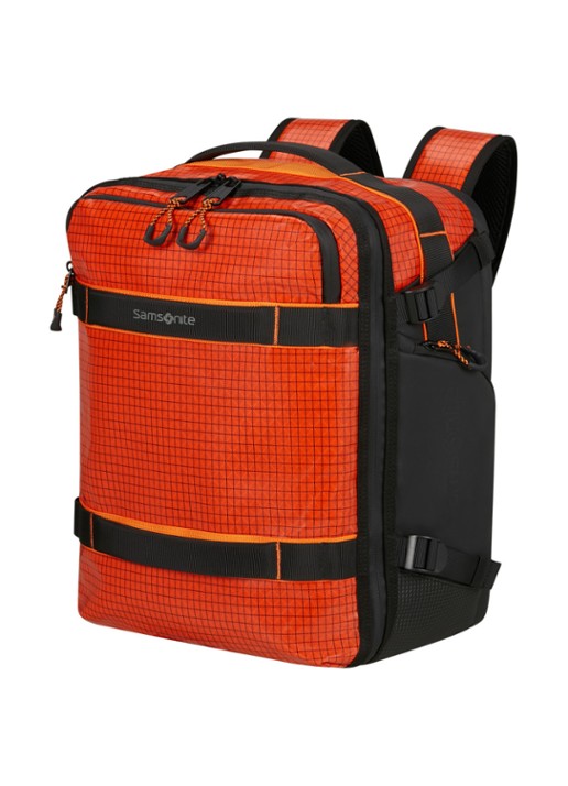 Samsonite Outtrax S rugzak - voorkant 2 oranjerood