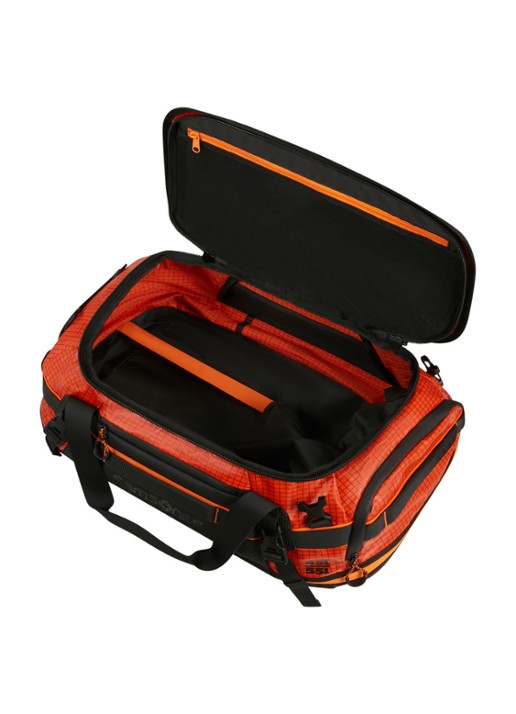 Samsonite Outtrax S weekendtas - achterkant 3 oranjerood