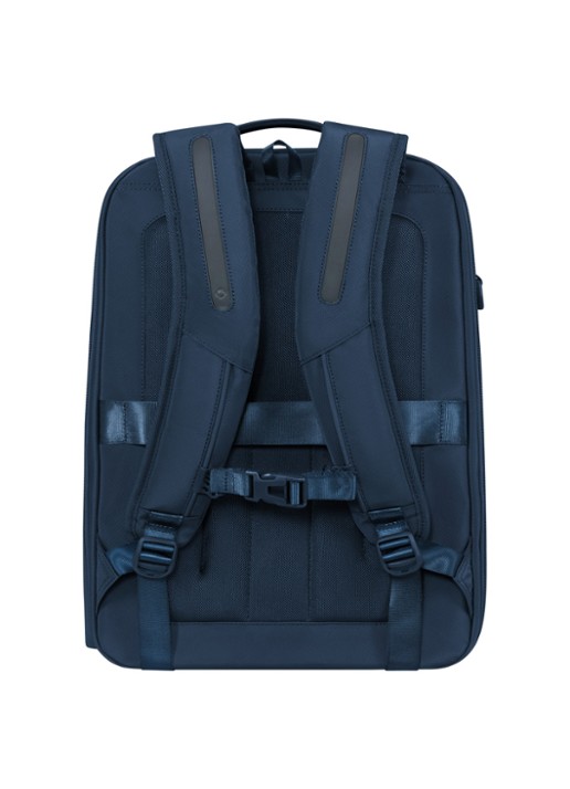 Samsonite Paralux BT 2-1 rugzak - achterkant 5 donkerblauw