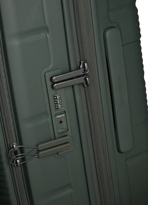 Samsonite Paralux vergrootbare spinner 75 cm - detail 2 olijfgroen