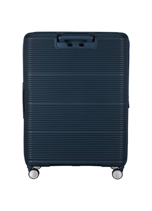 Samsonite Paralux vergrootbare spinner 81 cm - achterkant 3 donkerblauw