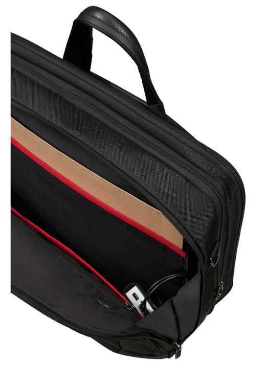 Samsonite Pro-DLX 6 laptoptas 17,3 inch  - achterkant 2 zwart