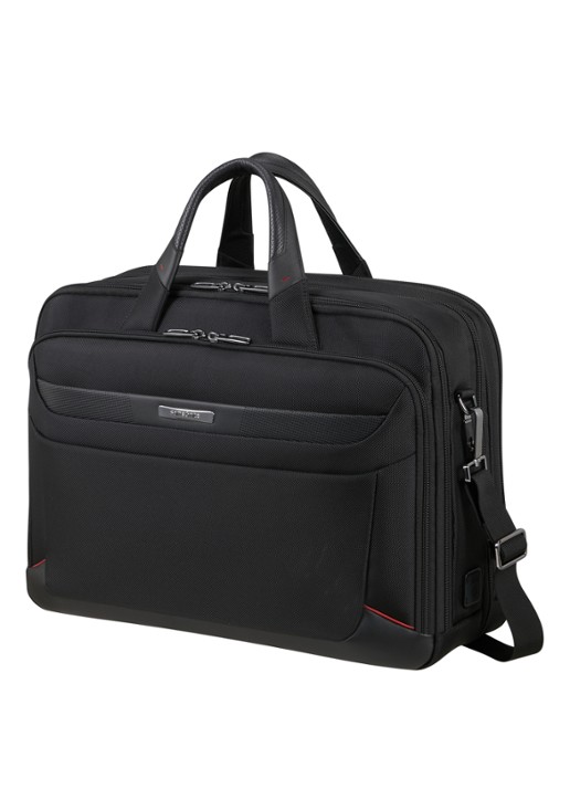 Samsonite Pro-DLX 6 laptoptas 17,3 inch  - voorkant 4 zwart
