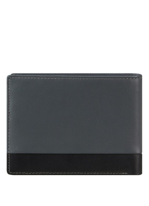 Samsonite Pro-DLX 6 portemonnee van leer - achterkant 4 grijs