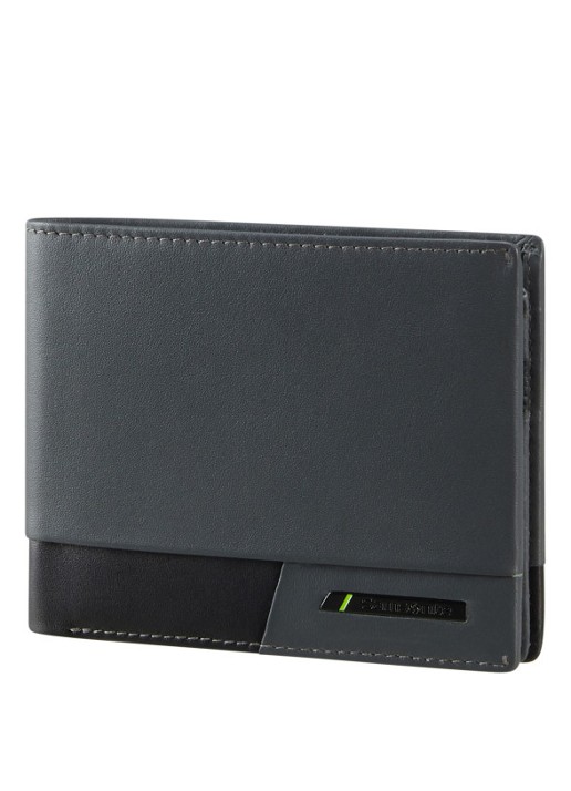 Samsonite Pro-DLX 6 portemonnee van leer - detail 3 grijs