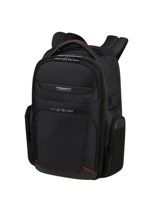 Samsonite Pro-DLX 6 vergrootbare rugzak met 15,6 inch laptopvak - voorkant 2 zwart